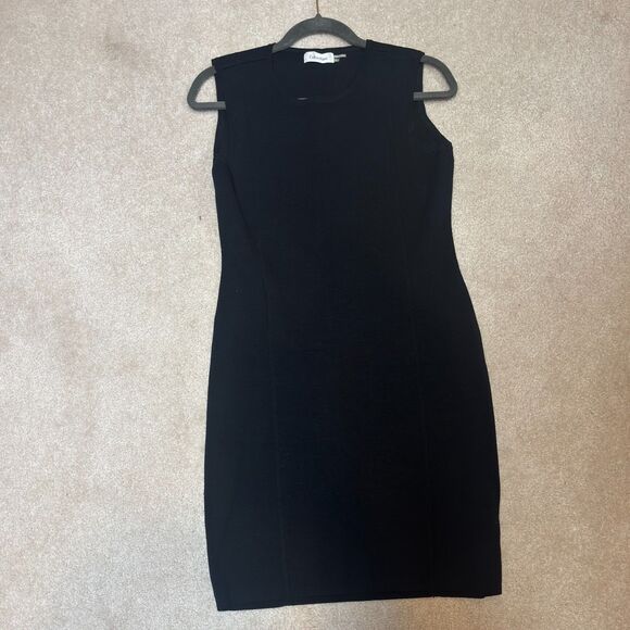 Calvin Klein Dresses & Skirts - Calvin Klein Ponte Pull-On Sheath Dress Black Sleeveless Princess Seam S
